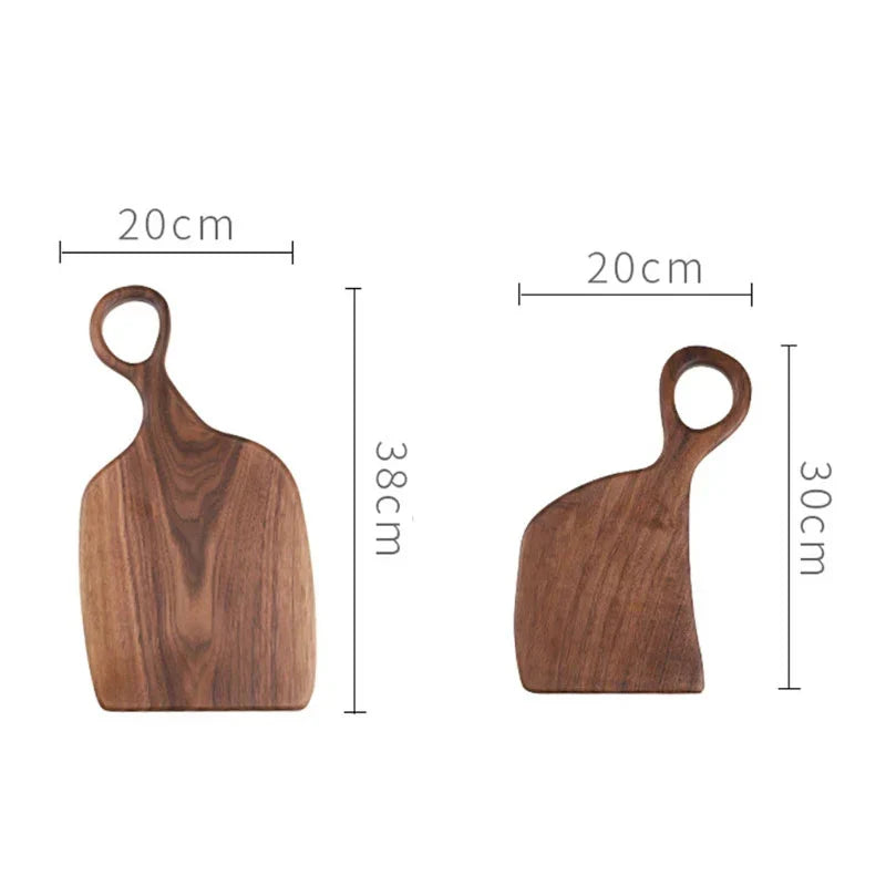 Planche à Découper en Bois de Noyer Double Face