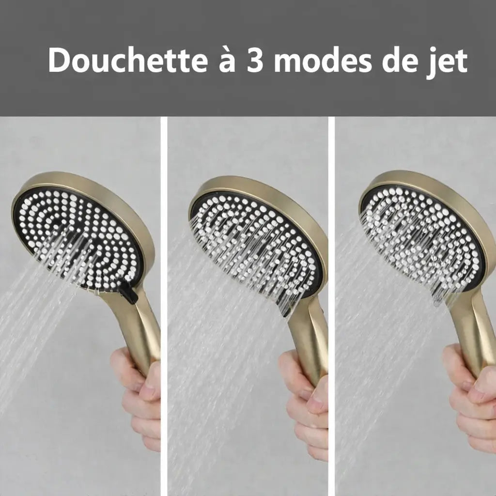 Types de jet du pommeau de douche