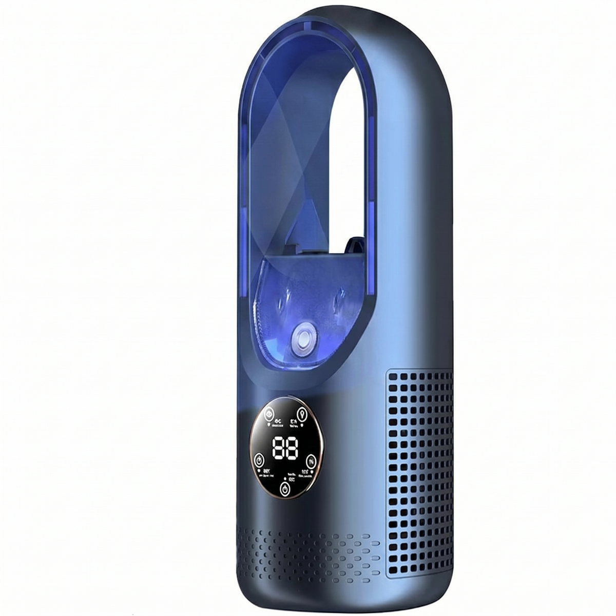 Rafraîchisseur d'Air de Bureau Sans Pales USB avec Oscillation