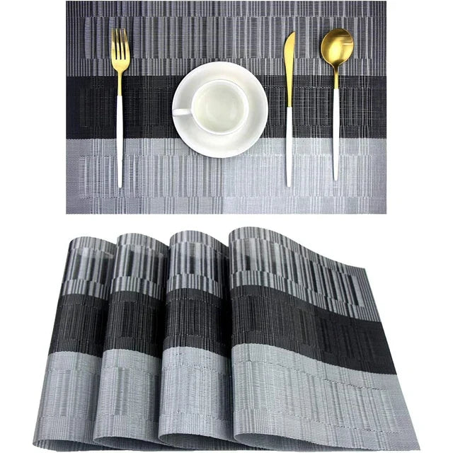 Set de Table Tissé Lavable et Résistant à la Chaleur