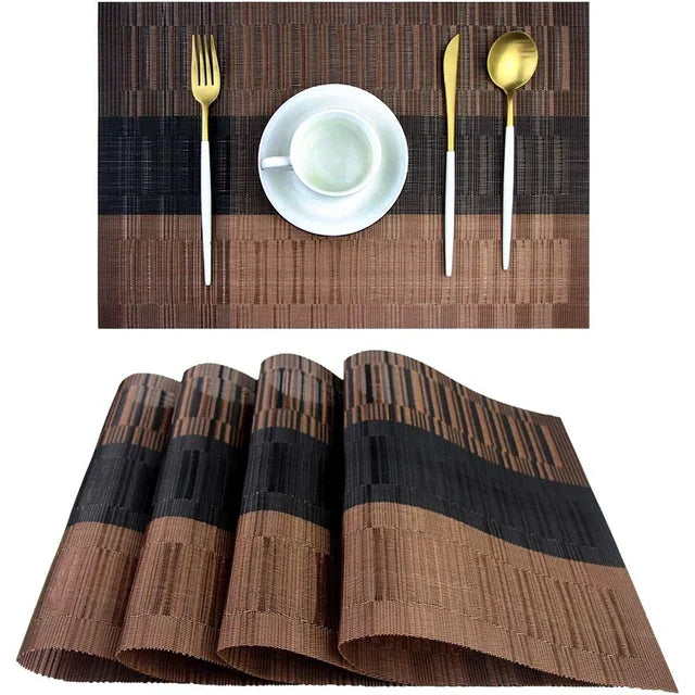 Set de Table Tissé Lavable et Résistant à la Chaleur