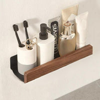 WoodHaven Étagère Murale de Salle de Bain Sans Perçage