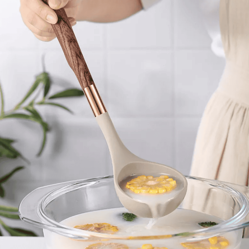 Set d'Ustensiles de Cuisine en Silicone – 10 Pièces