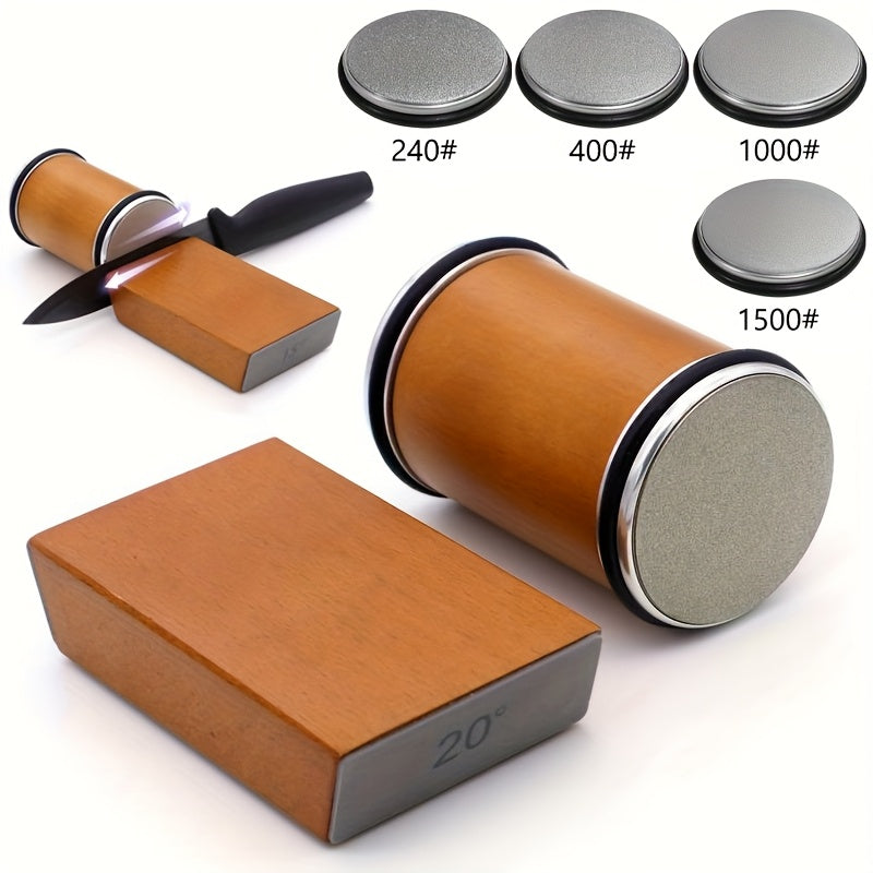 Kit d'Affûtage Diamant avec Guide Magnétique 15° et 20°