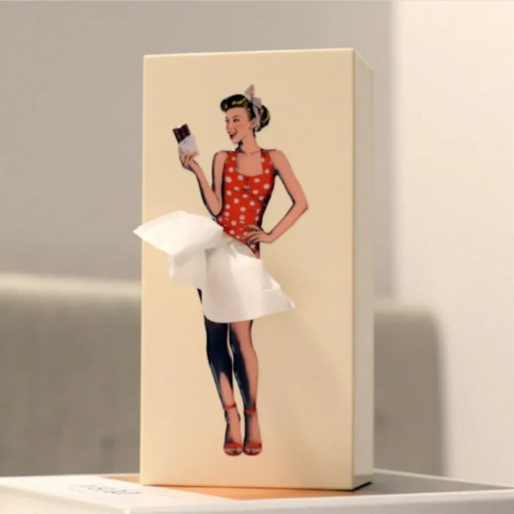 Boîte à Mouchoirs Décorative avec Design de Jupe