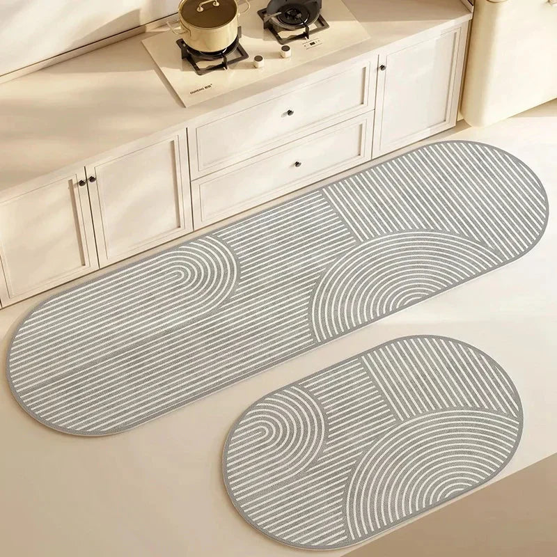 Tapis de Cuisine Antidérapant Absorbant