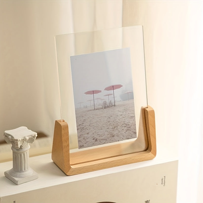 Cadre photo en bois avec design minimaliste et polyvalent 3