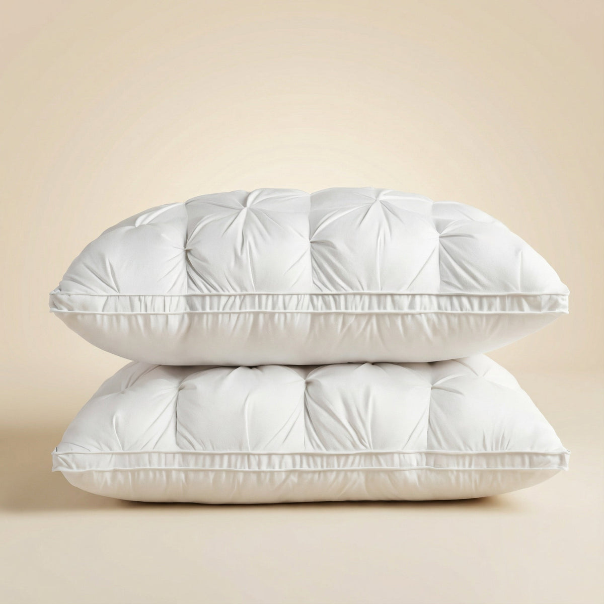 Oreiller en Duvet avec Housse en Coton Respirante