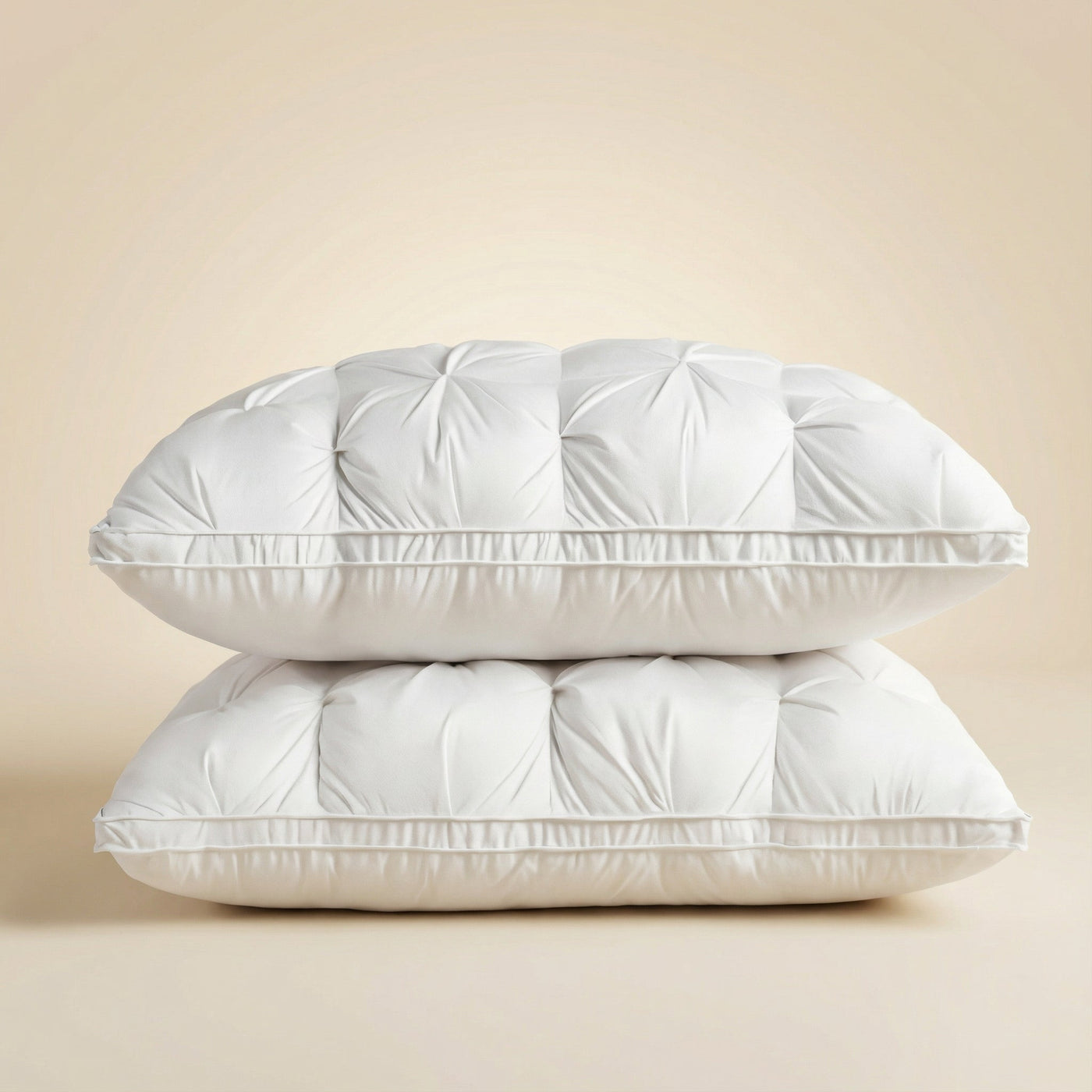 Oreiller en Duvet avec Housse en Coton Respirante