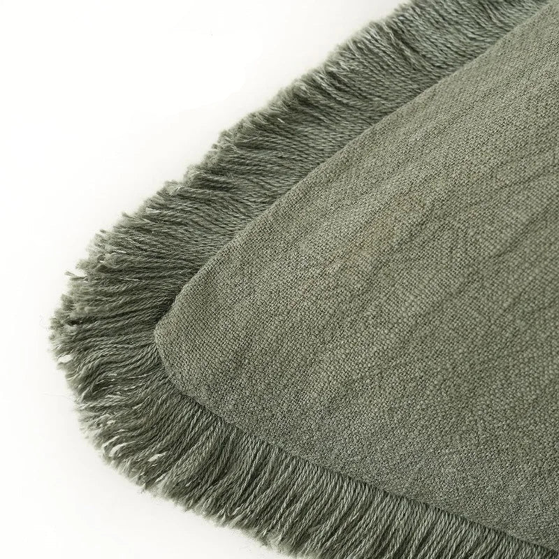 Housses de Coussin Décoratives en Coton et Lin – Lot de 2