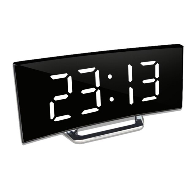 Réveil Numérique LED Miroir avec Luminosité Automatique