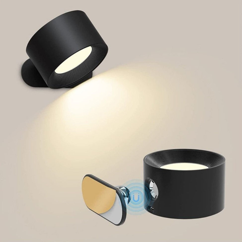 Lampe Murale Sans Fil Rechargeable – Rotation à 360°
