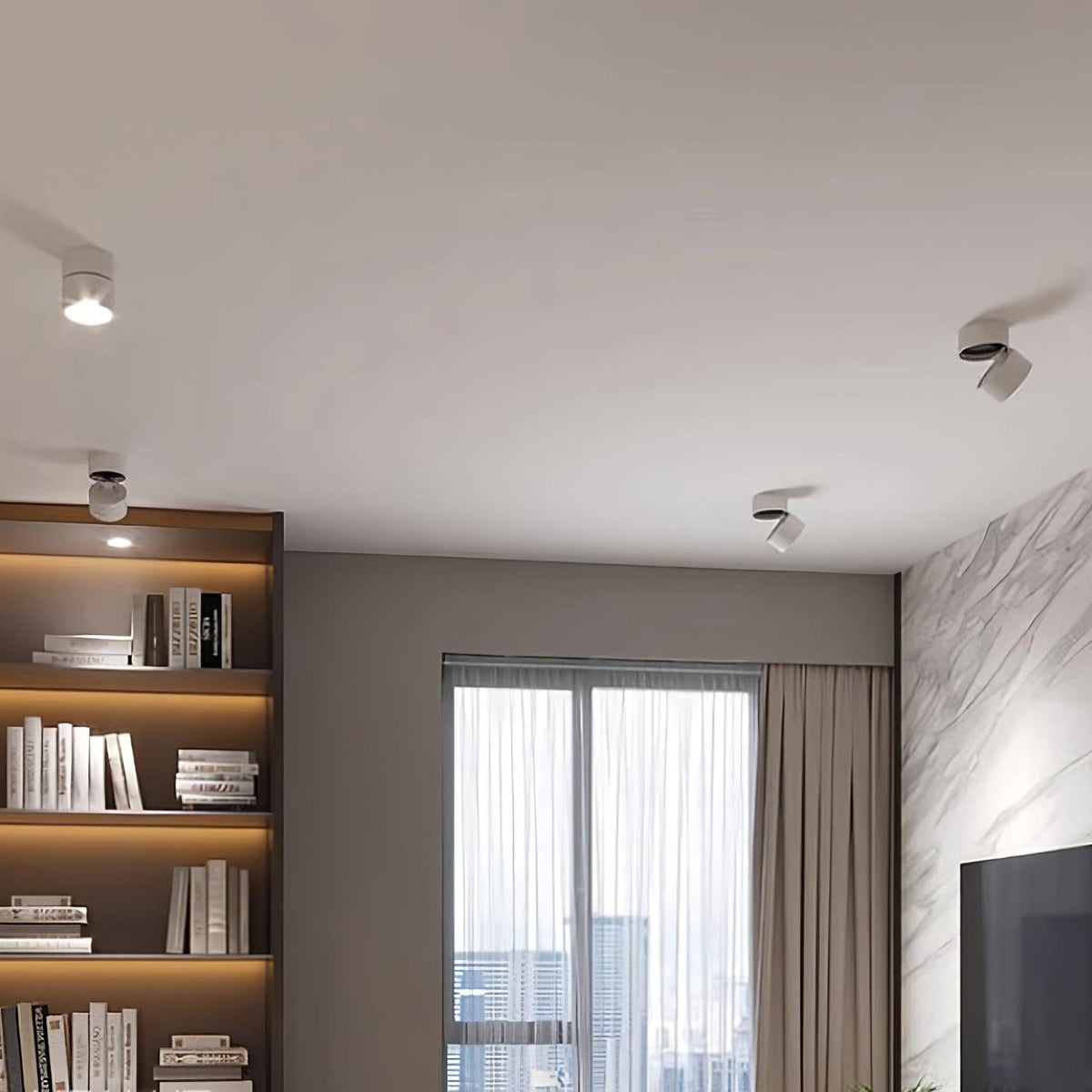Spot LED de Plafond Réglable – Éclairage Blanc Chaud