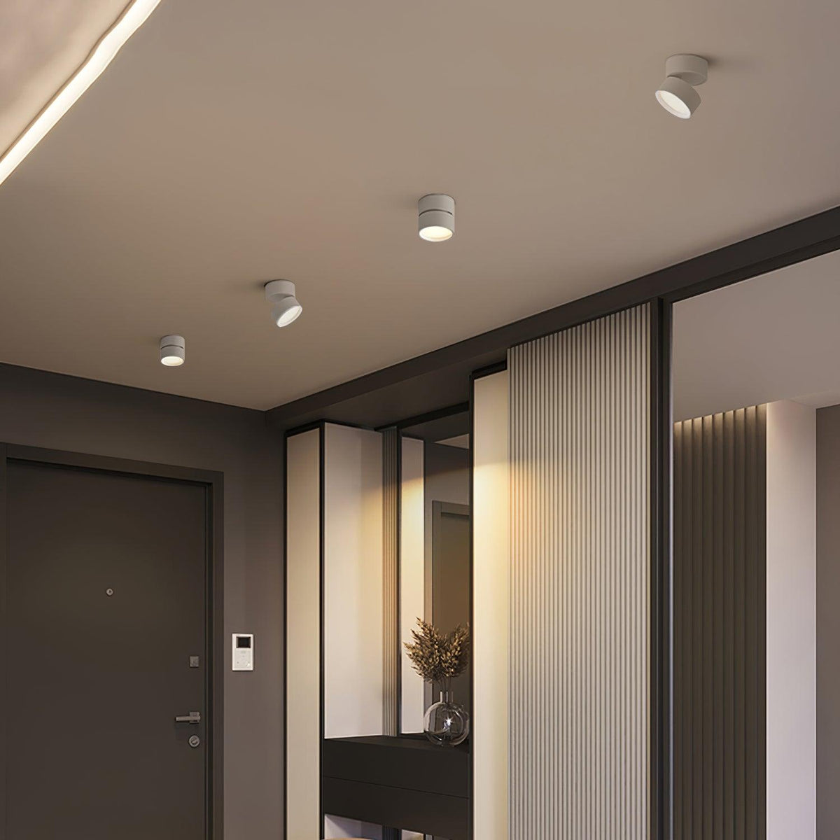 Spot LED de Plafond Réglable – Éclairage Blanc Chaud