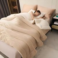 Couverture Polaire en Flanelle Réversible
