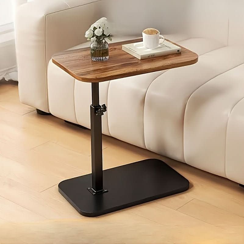 Table d'Appoint Réglable en Hauteur pour Canapé et Lit