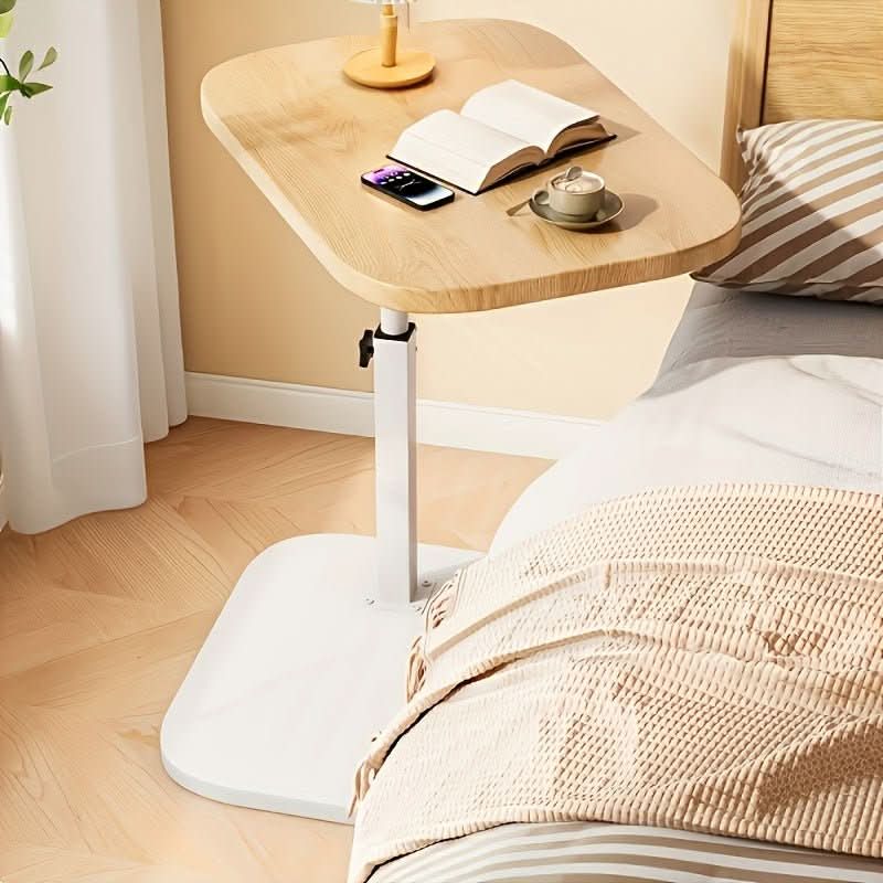 Table d'Appoint Réglable en Hauteur pour Canapé et Lit
