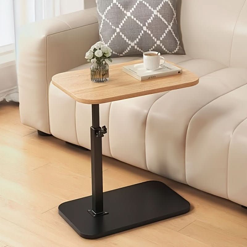 Table d'Appoint Réglable en Hauteur pour Canapé et Lit