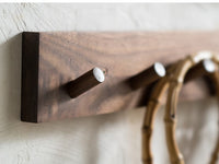 Porte-Manteau Mural en Bois avec 4 à 6 Crochets
