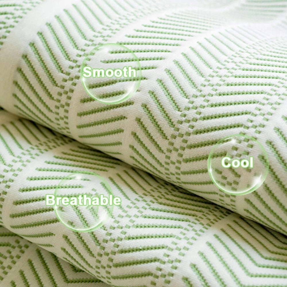 Housse de Canapé Chevron en Microfibre avec Bord Festonné | Protection Élégante pour Votre Salon 8