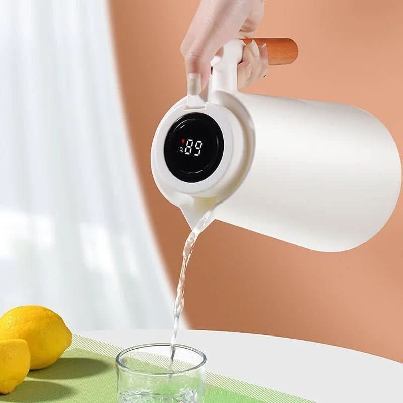 Carafe Isotherme en Acier Inoxydable 1 L avec Bec Verseur