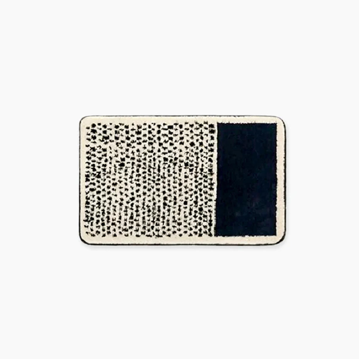 Tapis de Bain Absorbant Antidérapant à Motif Moderne