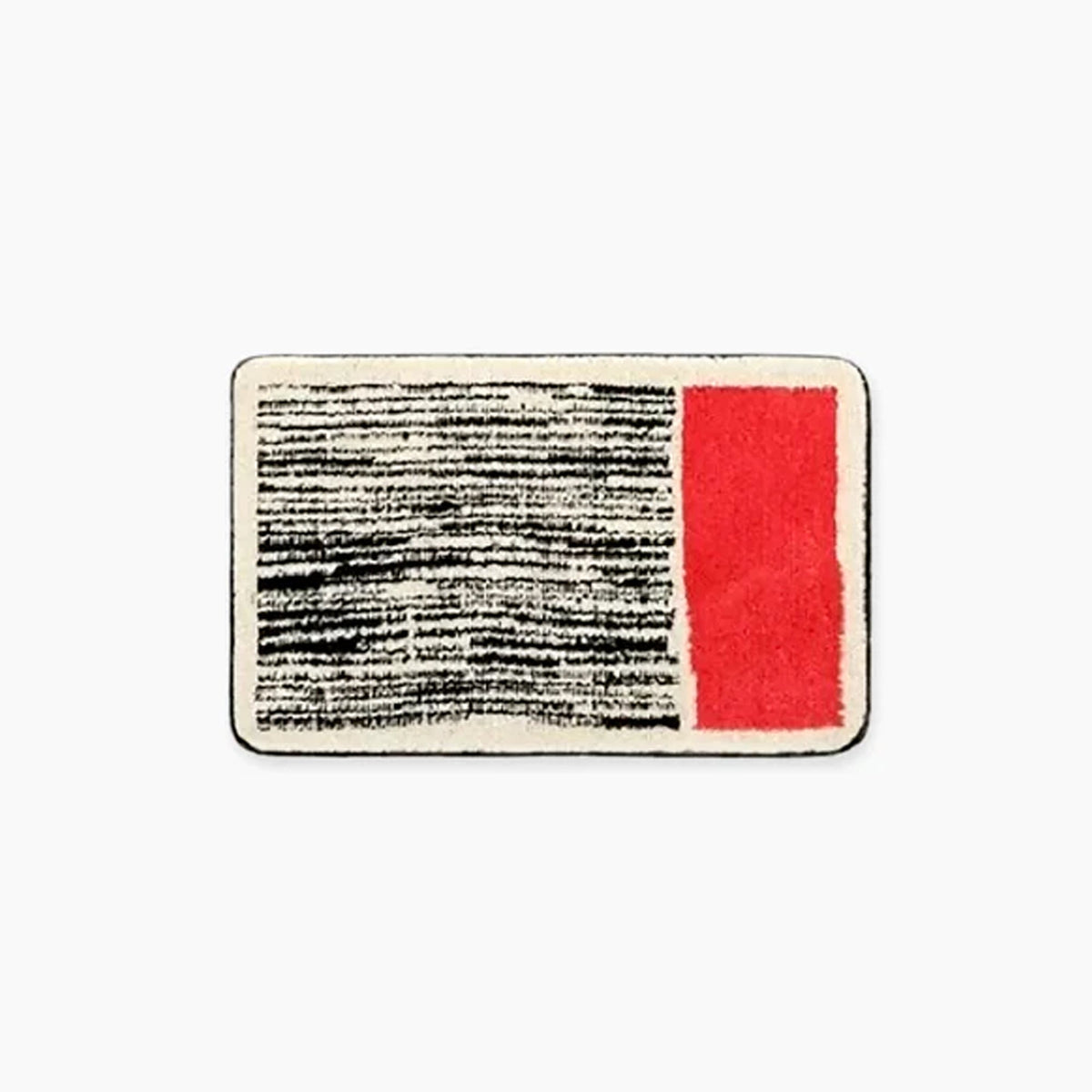 Tapis de Bain Absorbant Antidérapant à Motif Moderne