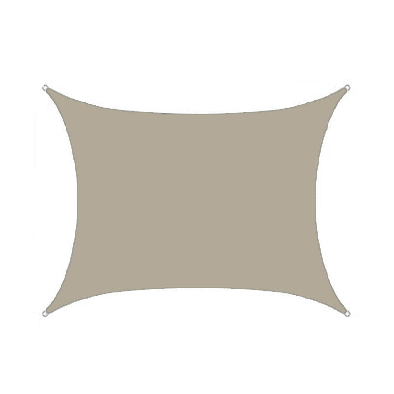 Voile d'Ombrage Rectangulaire Imperméable pour Terrasse et Balcon