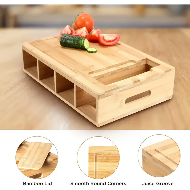 Planche à découper avec 4 lames interchangeables et rangement intégré 6