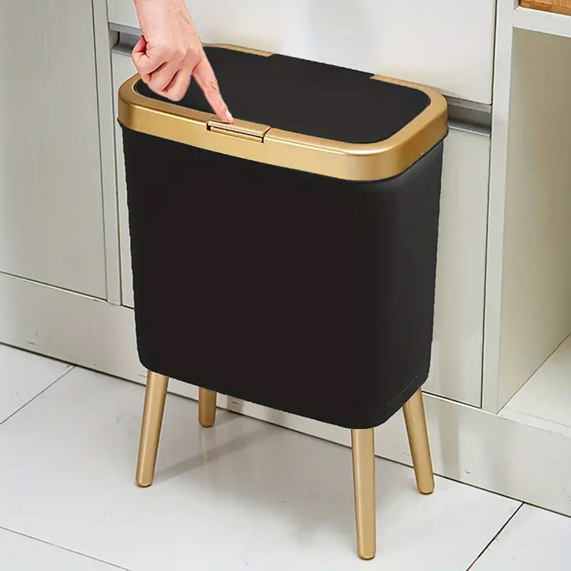 Poubelle de Cuisine Moderne Avec Couvercle Anti-Odeurs Et Pieds Surélevés 1
