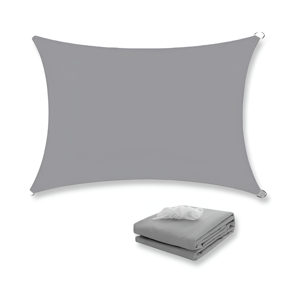 Voile d'Ombrage Rectangulaire Imperméable pour Terrasse et Balcon