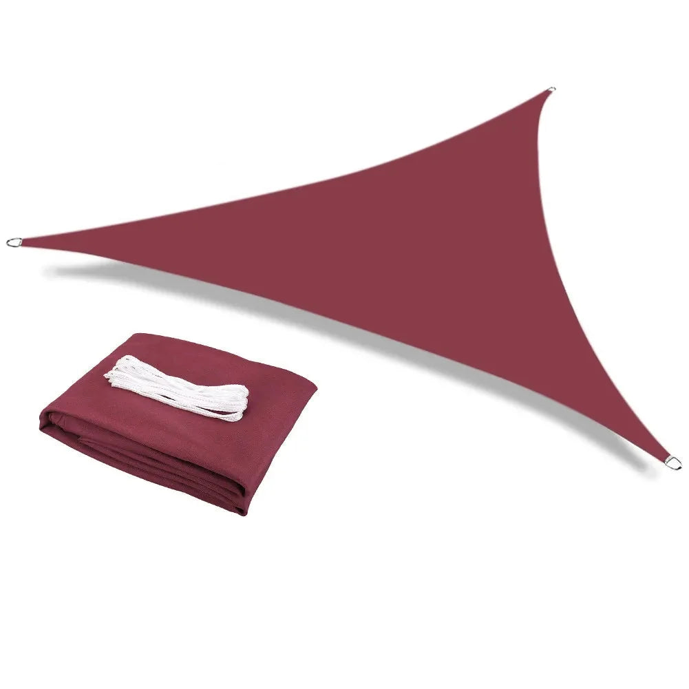 Voile d'Ombrage Triangulaire avec Anneaux d'Angle Renforcés