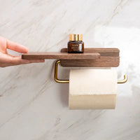 Lumea Support Mural pour Papier Toilette avec Étagère Intégrée