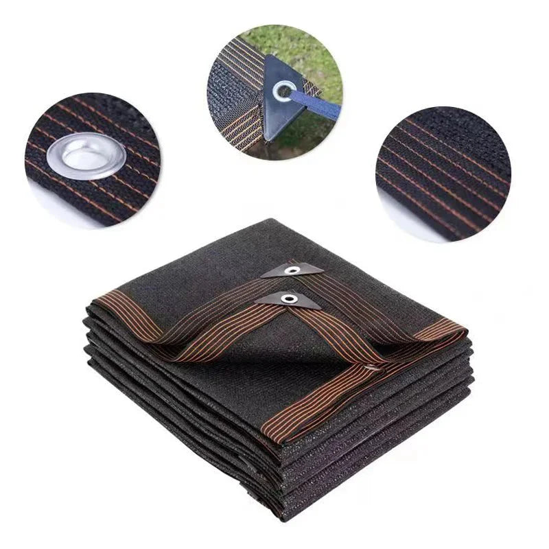 Voile d'Ombrage Rectangulaire en Maille pour Terrasse et Jardin