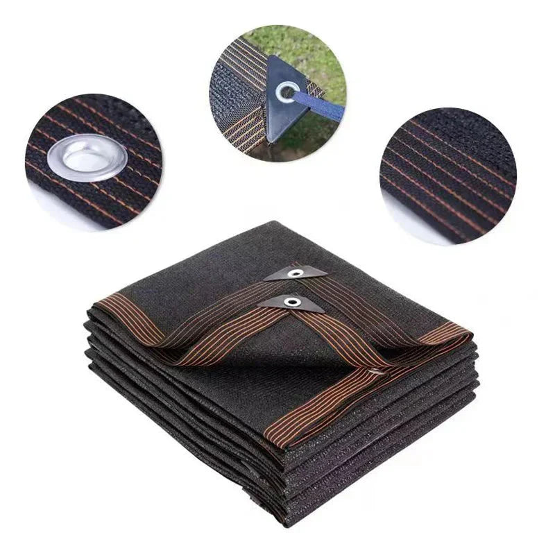 Voile d'Ombrage Rectangulaire avec Œillets Métalliques Renforcés