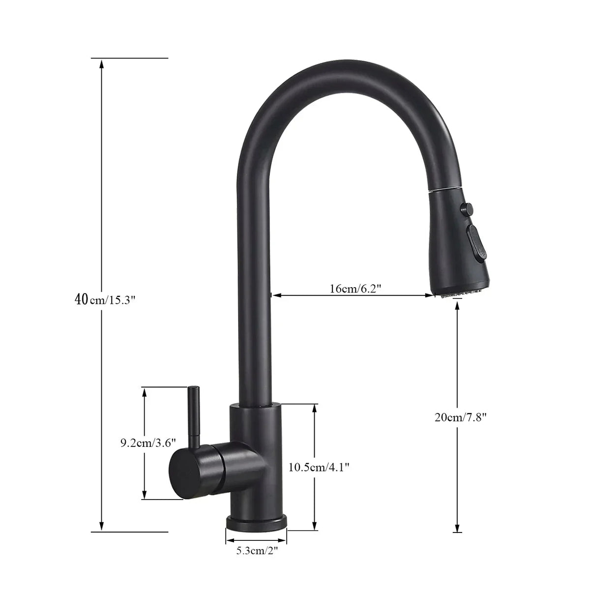 Mitigeur de Cuisine avec Douchette Extractible