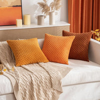 Housse de Coussin Côtelée – Texture Décorative