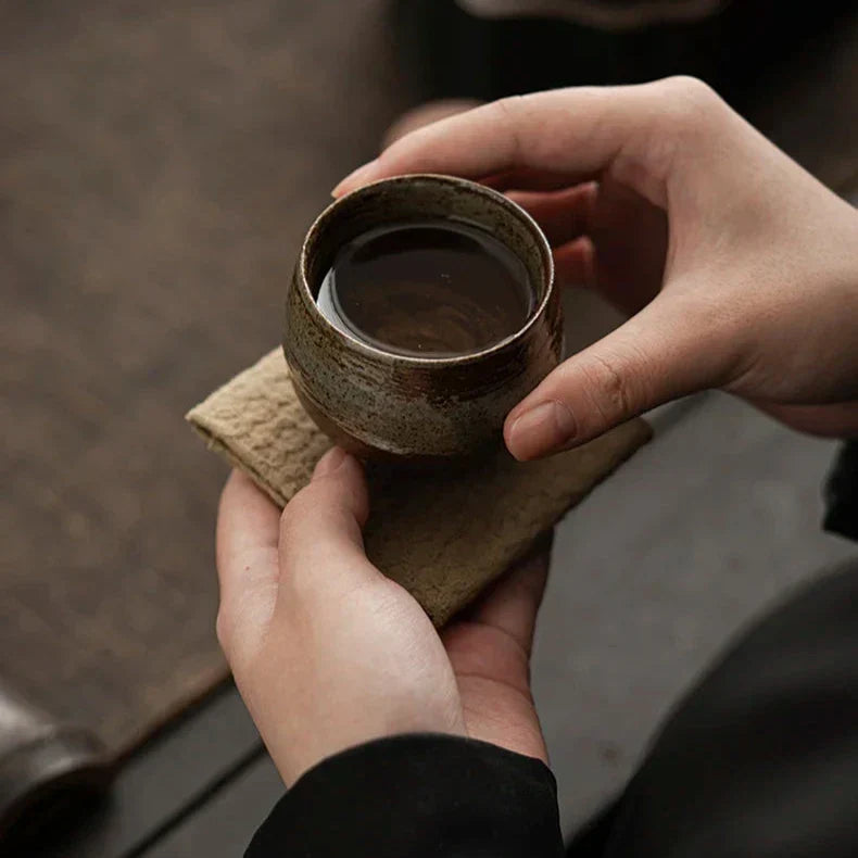Tasse à Espresso Artisanale en Céramique