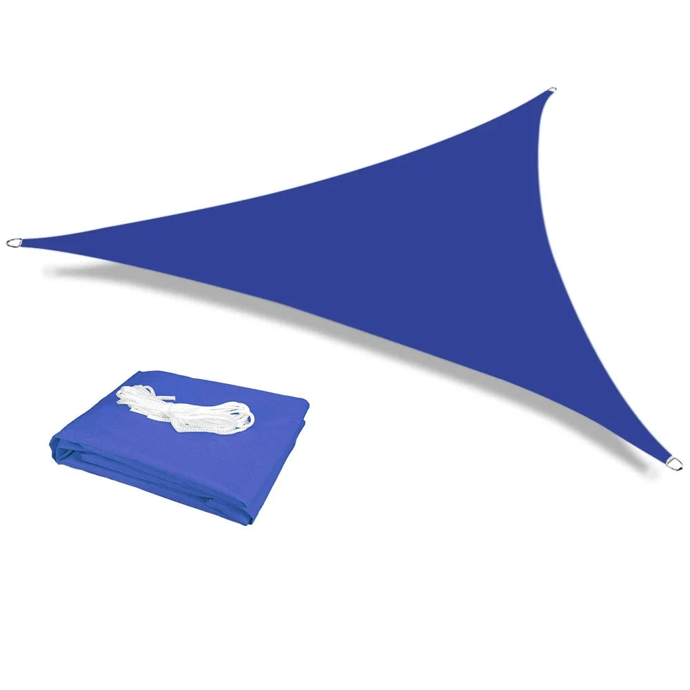 Voile d'Ombrage Triangulaire avec Anneaux d'Angle Renforcés