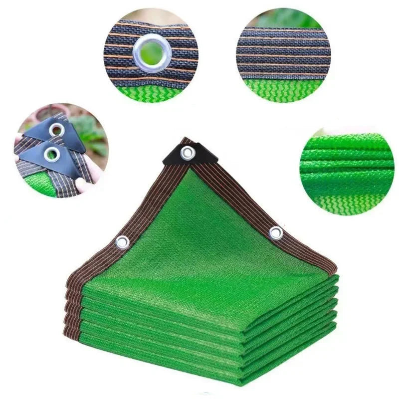 Voile d'Ombrage Rectangulaire avec Œillets Métalliques Renforcés
