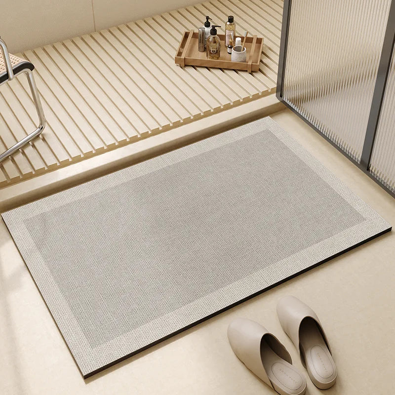 Tapis de bain avec absorption rapide et antidérapant 0