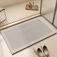 Tapis de bain avec absorption rapide et antidérapant