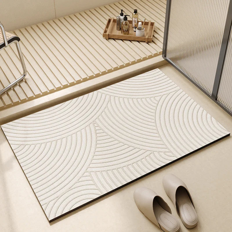 Tapis de bain avec absorption rapide et antidérapant 1