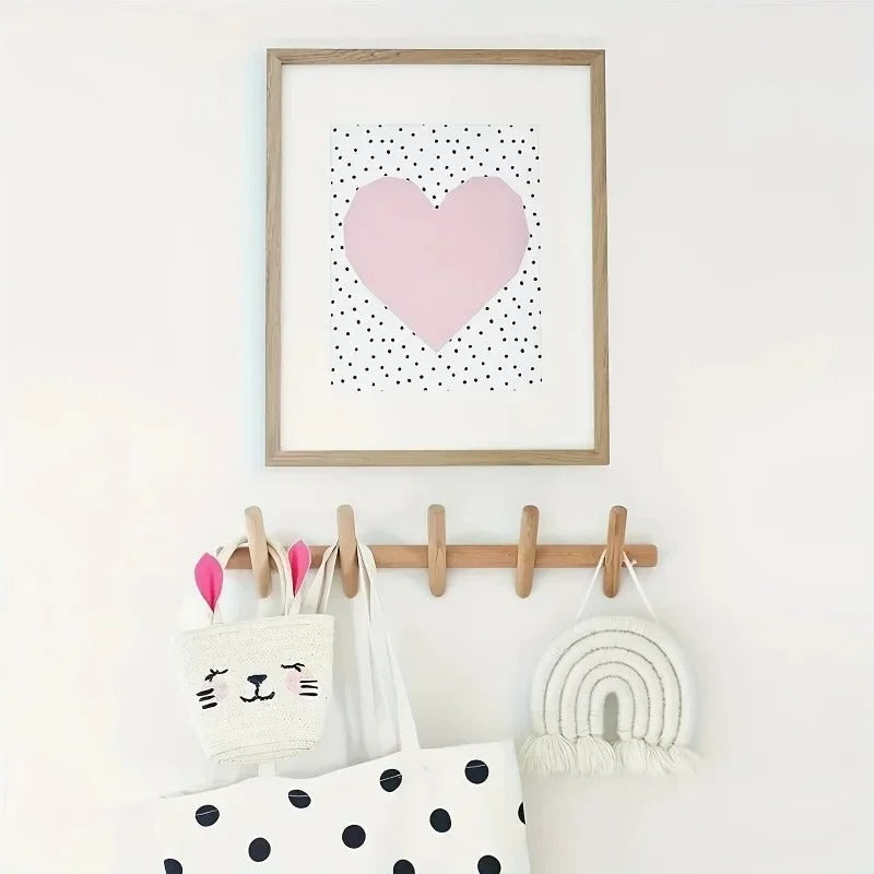 Women's Wall Rack with Scandinavian Design and Functional Storage 2