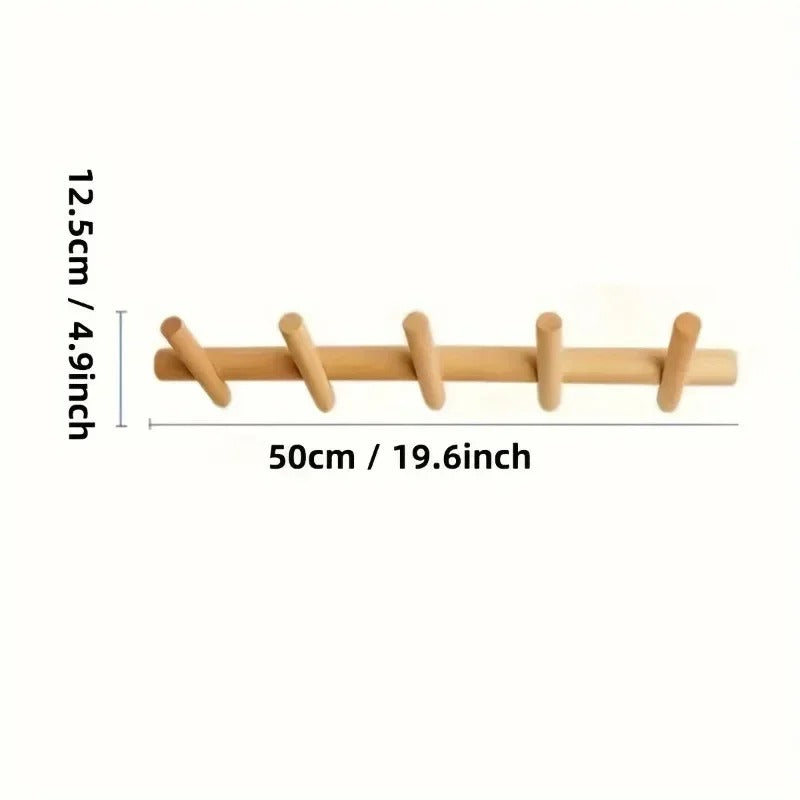 Women's Wall Rack with Scandinavian Design and Functional Storage 4
