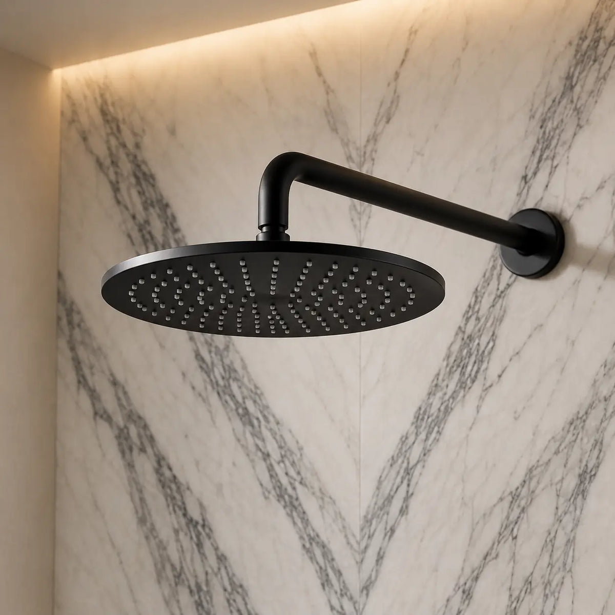 Colonne de douche encastrée noir mat