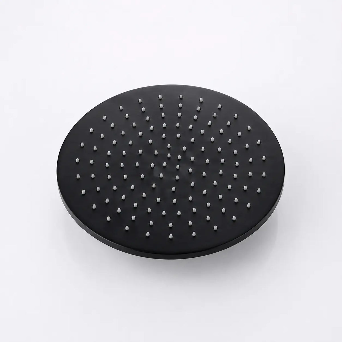 Ciel de douche noir mat