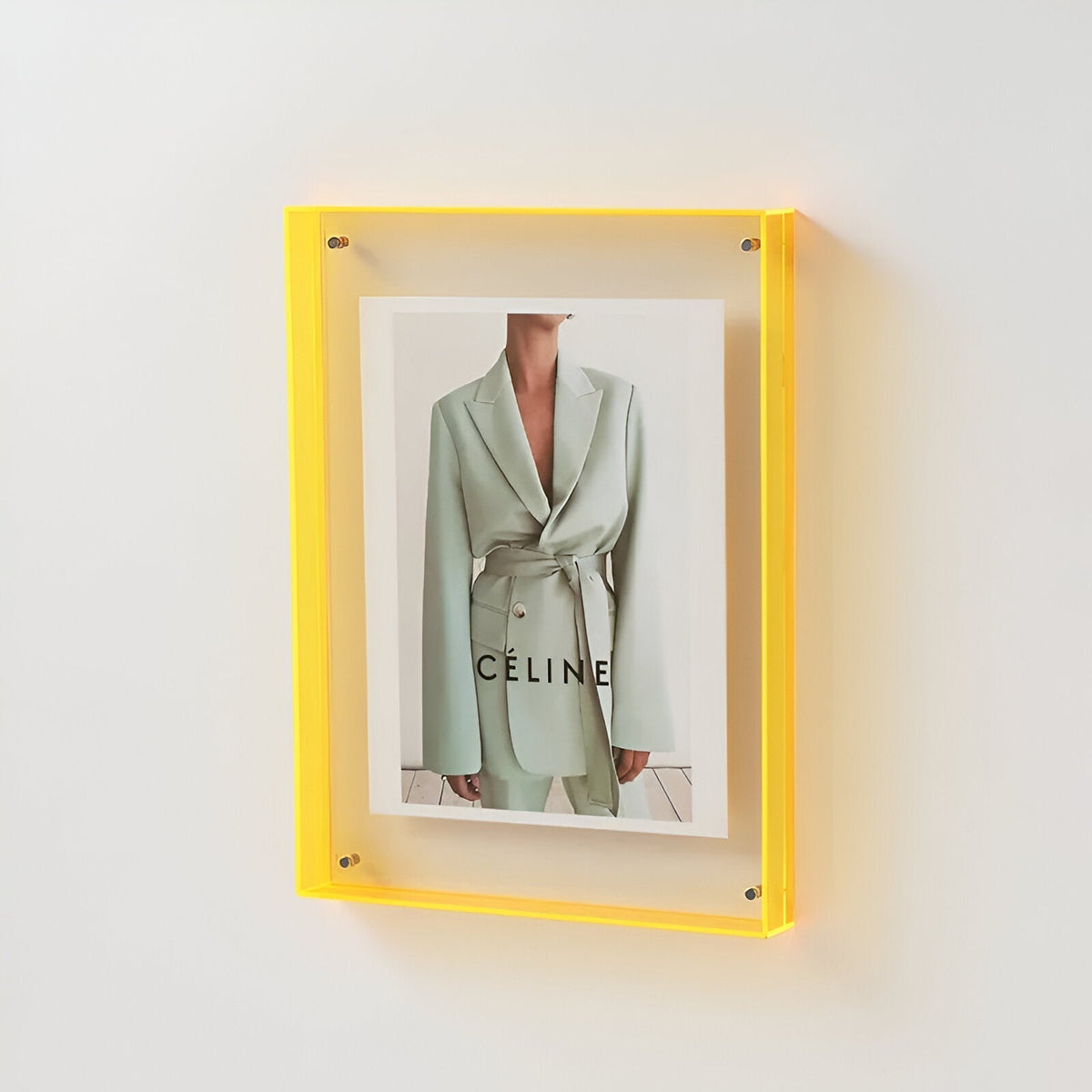 Cadre Photo Transparent en Acrylique Double Face