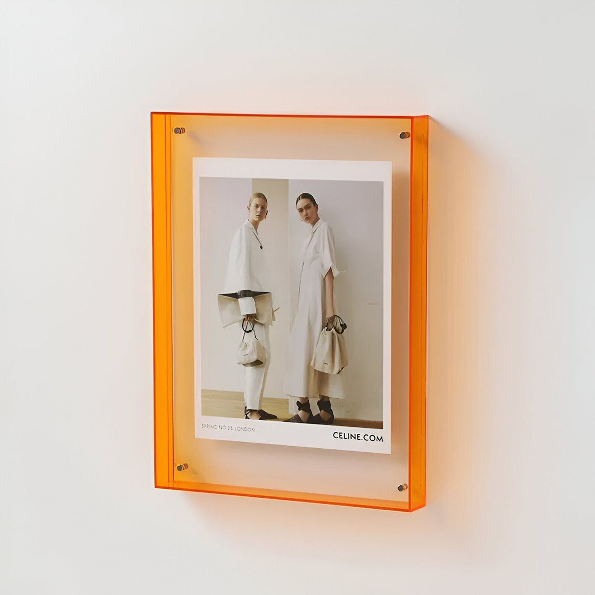 Cadre Photo Transparent en Acrylique Double Face