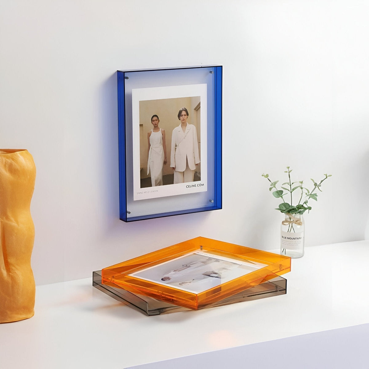 Cadre Photo Transparent en Acrylique Double Face
